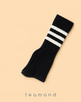 Little Foxx – 3-Line Ribbed Knee Socks