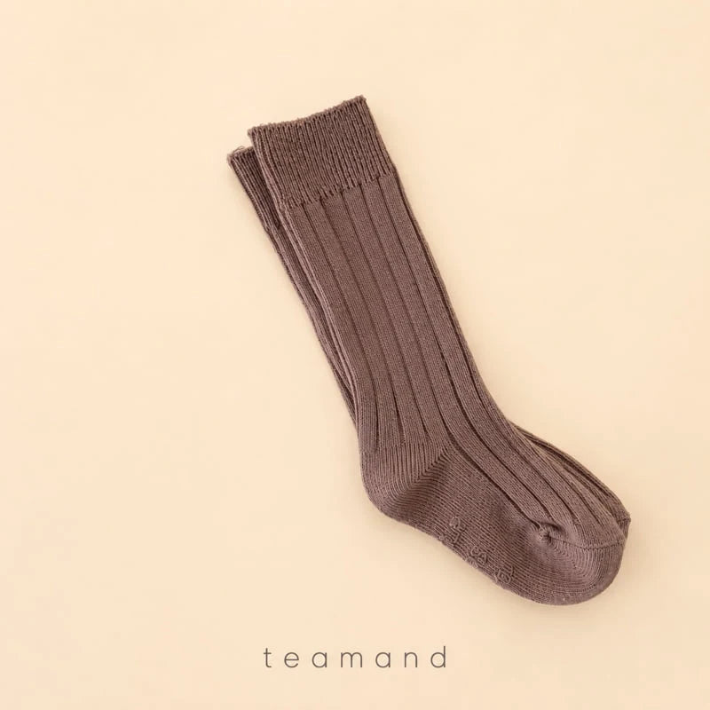 Little Foxx – Plain Ribbed Knee Socks