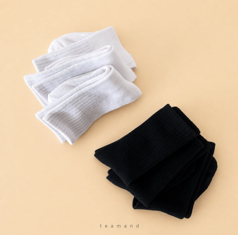 Little Foxx – Solid Crew Sock Set