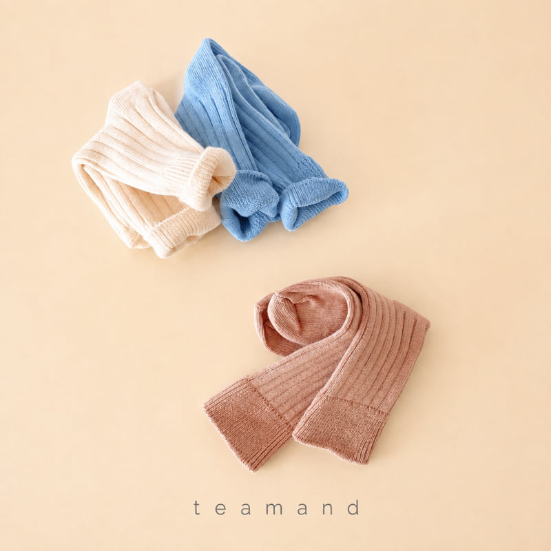 Little Foxx – Ribbed Cream Cheese Sock Set  Mom Couple