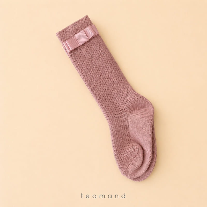 Little Foxx – Ribbon Ribbed Knee Socks