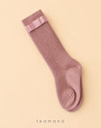 Little Foxx – Ribbon Ribbed Knee Socks