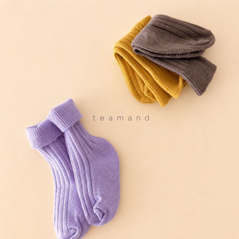 Little Foxx – Ribbed Mocha Sock Set Mom Couple