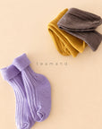 Little Foxx – Ribbed Mocha Sock Set Mom Couple