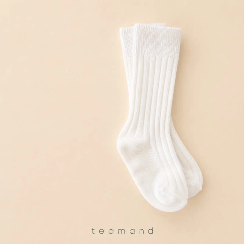 Little Foxx – Plain Ribbed Knee Socks