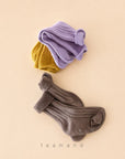 Little Foxx – Ribbed Mocha Sock Set Mom Couple