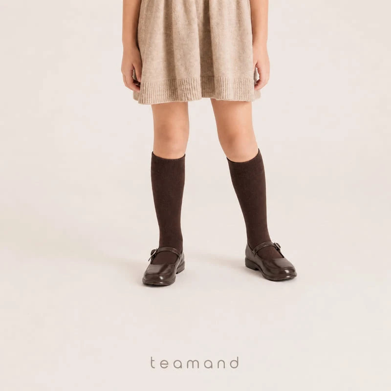 Little Foxx – Plain Ribbed Knee Socks