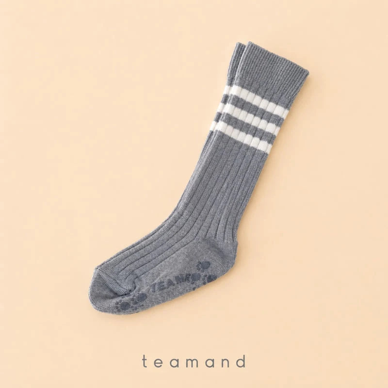 Little Foxx – 3-Line Ribbed Knee Socks