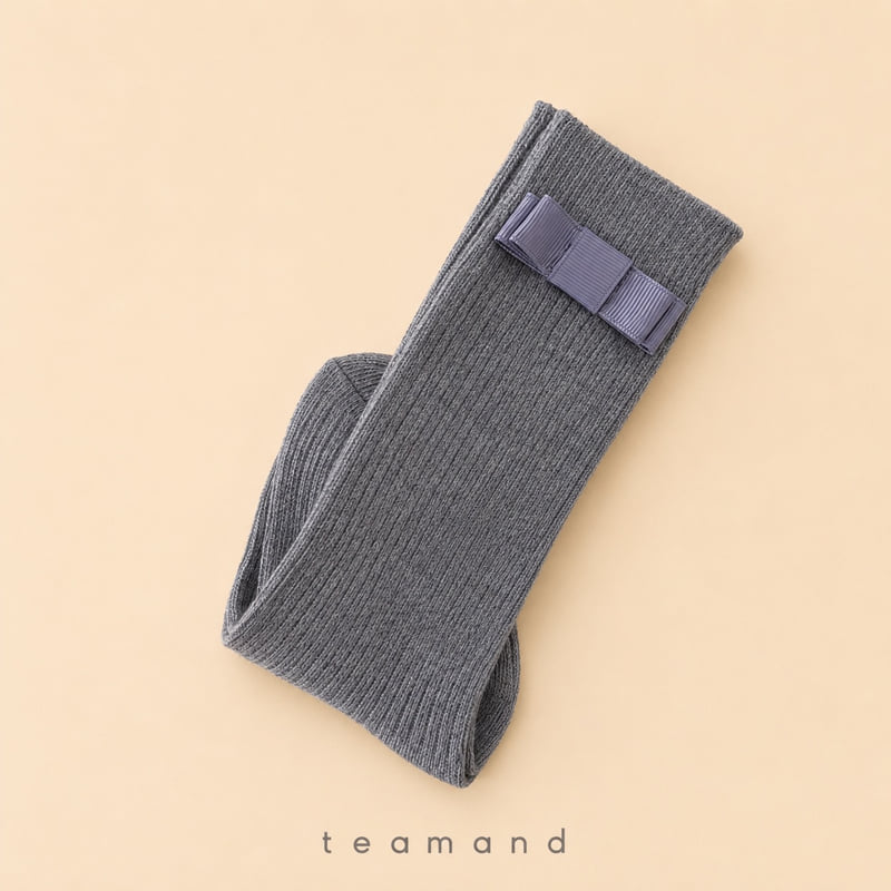 Little Foxx – Ribbon Ribbed Knee Socks