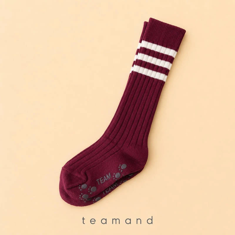 Little Foxx – 3-Line Ribbed Knee Socks
