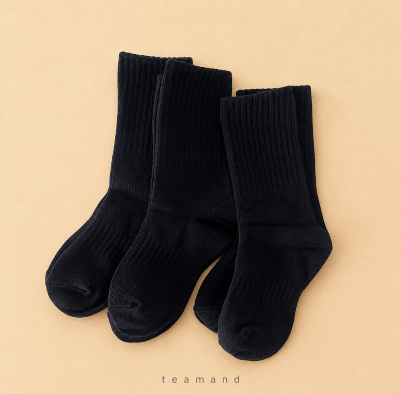 Little Foxx – Solid Crew Sock Set