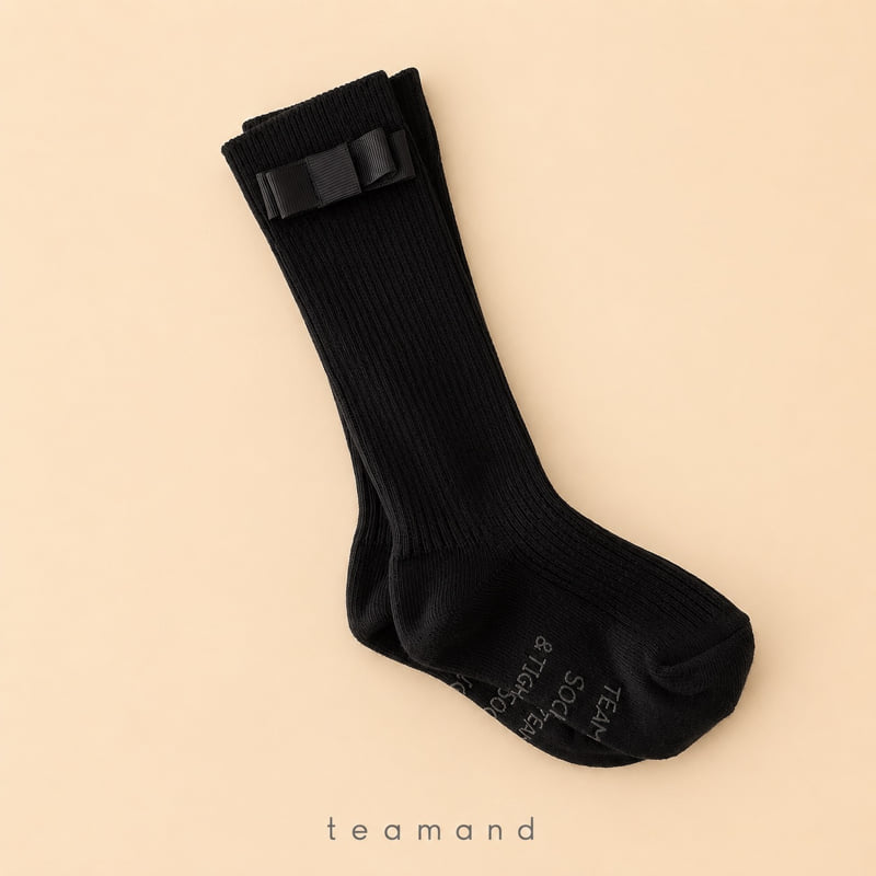 Little Foxx – Ribbon Ribbed Knee Socks
