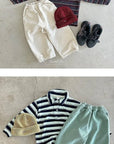 Little Foxx – Striped Collar Tee