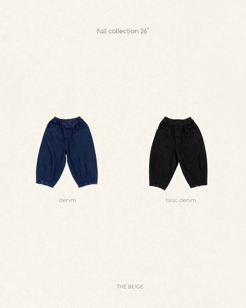 Little Foxx – Pin Tuck Denim Pants