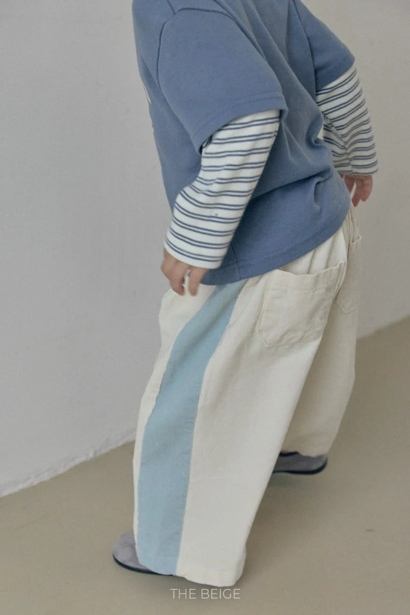 Little Foxx – Contrast Corduroy Pants