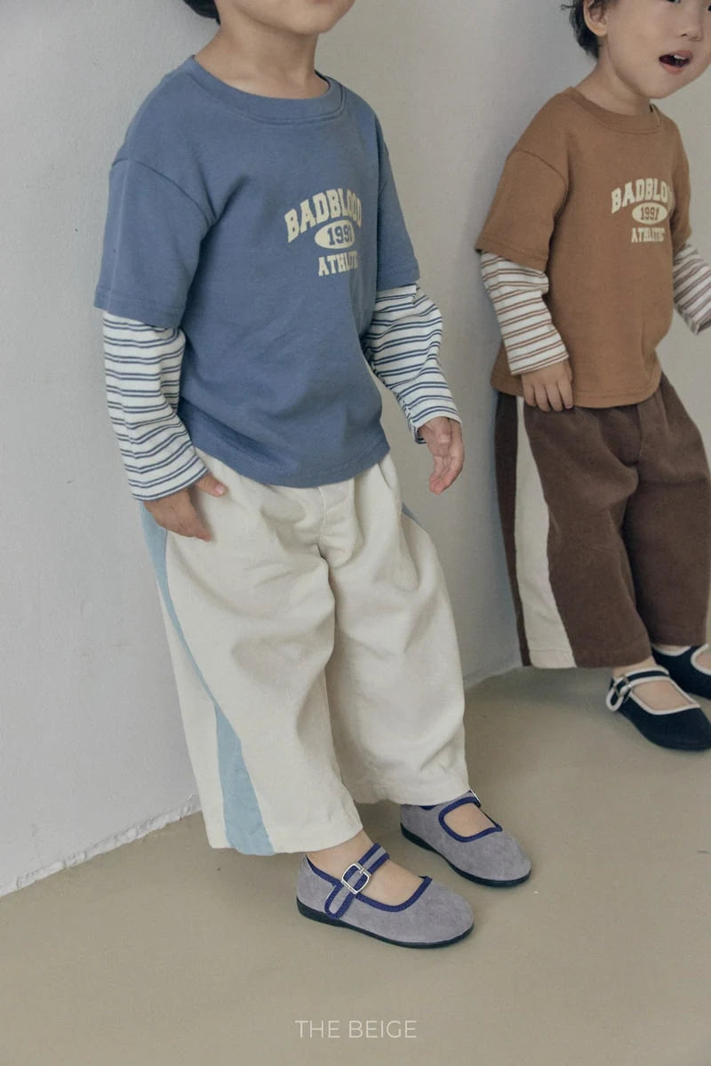 Little Foxx – Contrast Corduroy Pants
