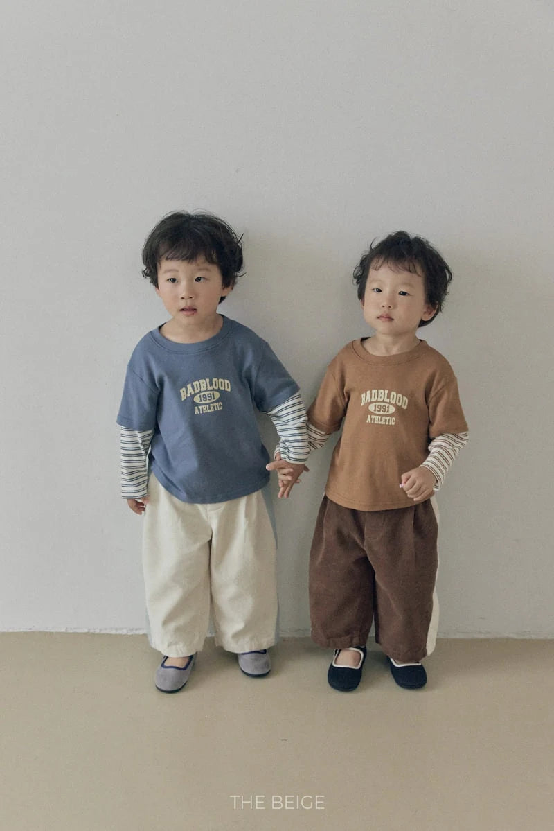 Little Foxx – Contrast Corduroy Pants