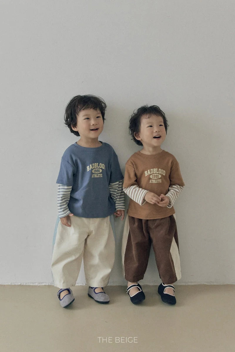 Little Foxx – Contrast Corduroy Pants