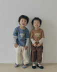 Little Foxx – Contrast Corduroy Pants