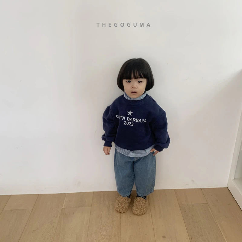 Little Foxx – Barrel Fleeced Denim Pants