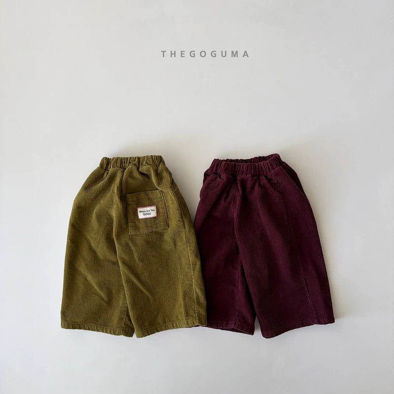Little Foxx – Color Corduroy Fleeced Pants