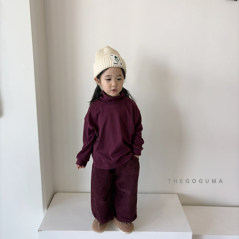 Little Foxx – Solid Stretch Turtleneck Tee