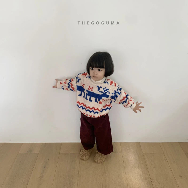 Little Foxx – Color Corduroy Fleeced Pants