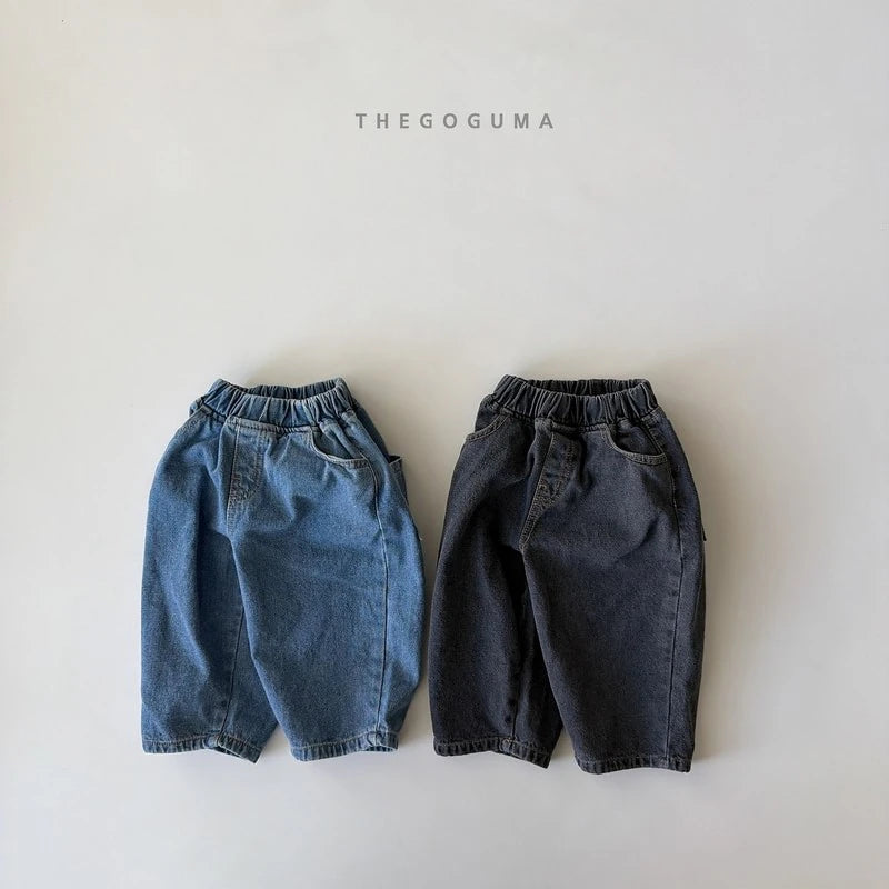 Little Foxx – Barrel Fleeced Denim Pants