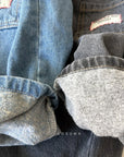 Little Foxx – Barrel Fleeced Denim Pants