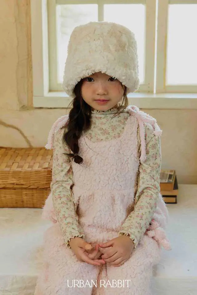 Little Foxx – Flower Half Mock Neck Tee