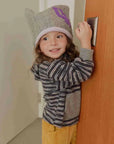 Little Foxx – Knit Mock Neck Hood Tee
