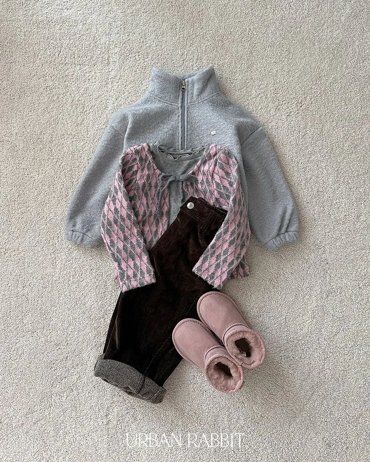 Little Foxx – Fleeced Denim Barrel Pants