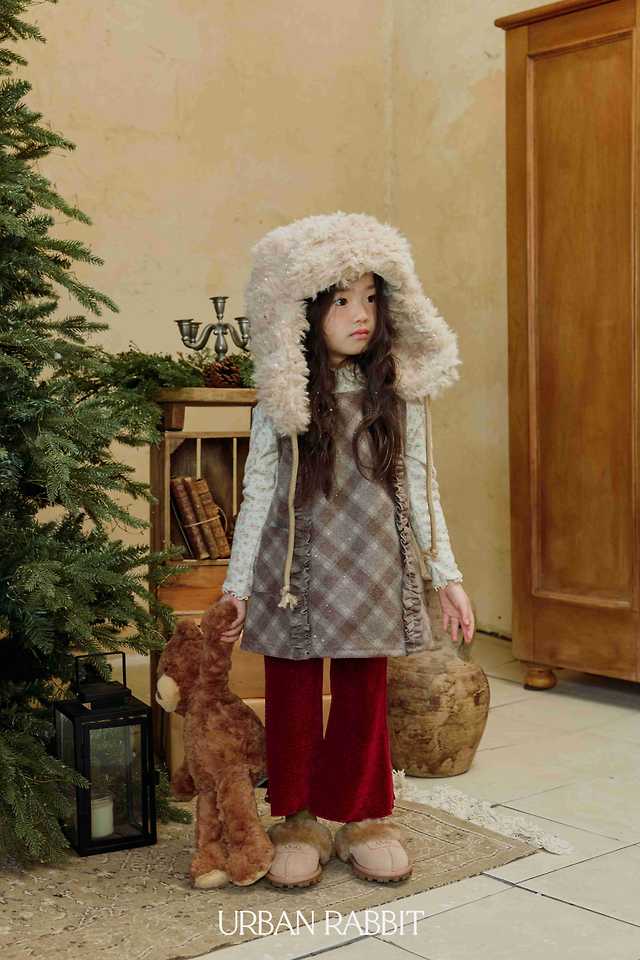 Little Foxx – Check Frill Dress