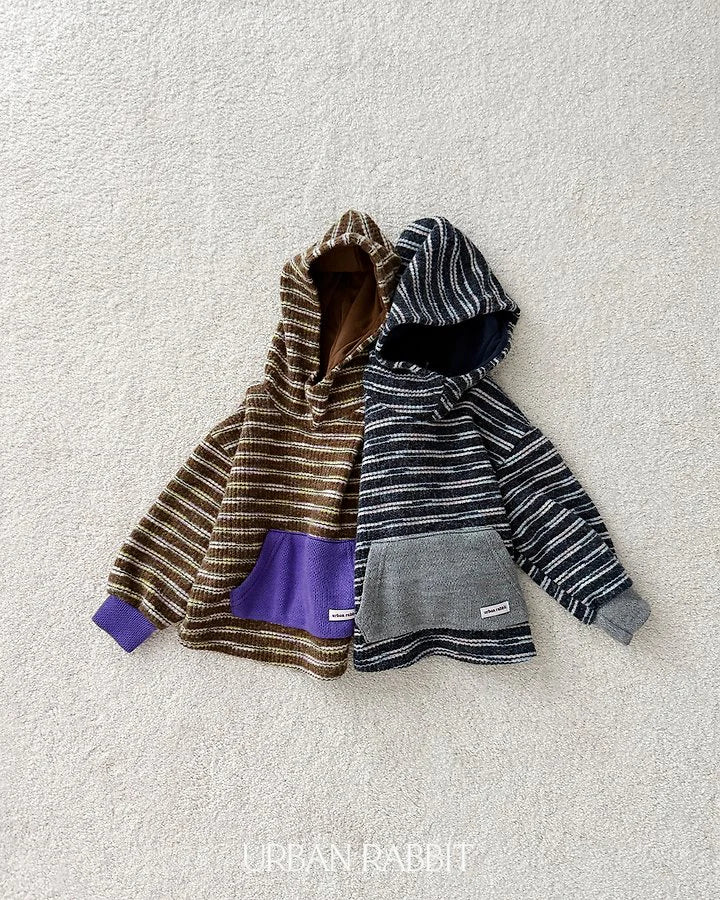 Little Foxx – Knit Mock Neck Hood Tee