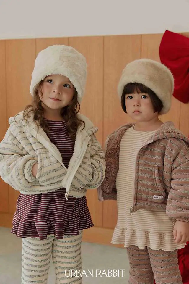 Little Foxx – Choux Cream Hooded Jacket