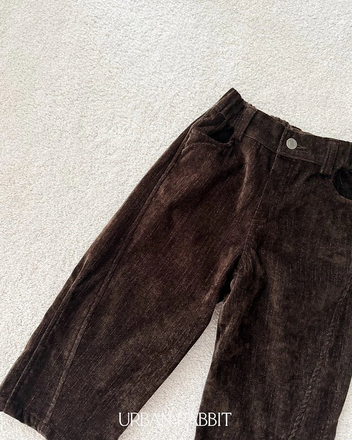 Little Foxx – Fleeced Denim Barrel Pants