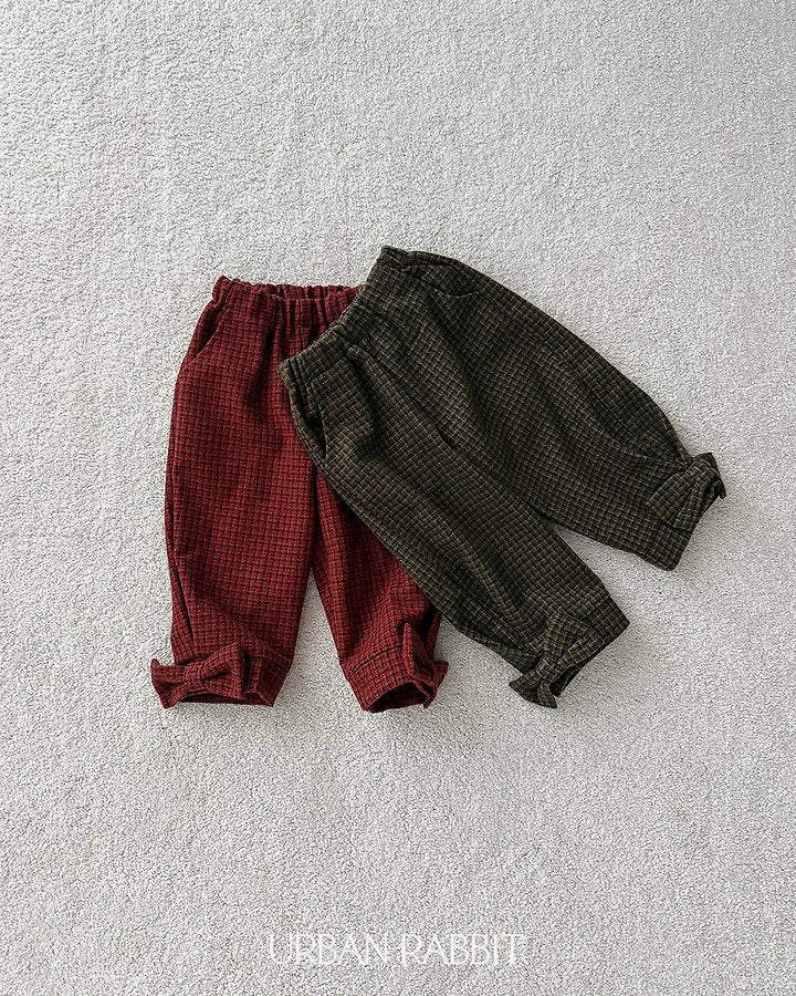 Little Foxx – Ribbon Check Pants