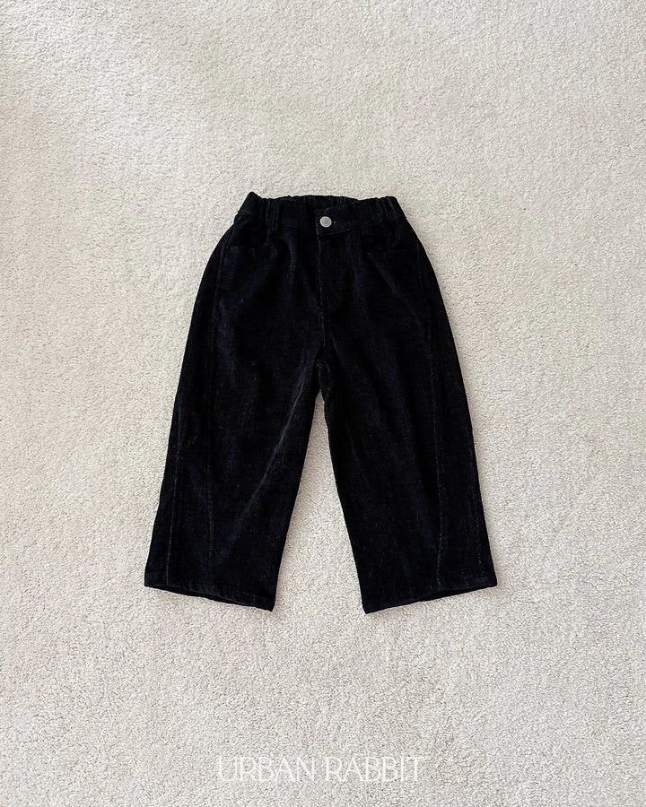 Little Foxx – Fleeced Denim Barrel Pants