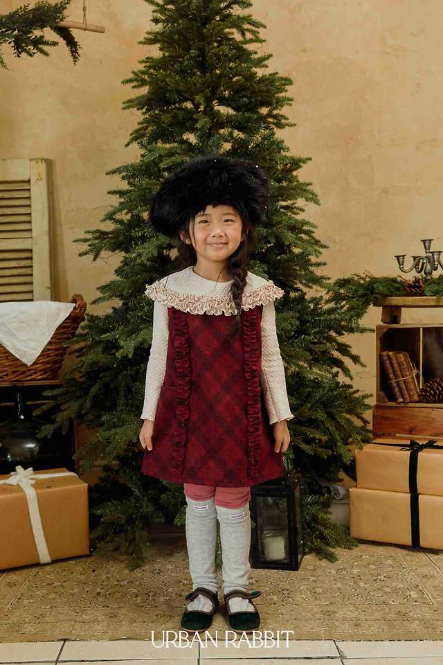 Little Foxx – Check Frill Dress