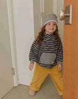 Little Foxx – Knit Mock Neck Hood Tee