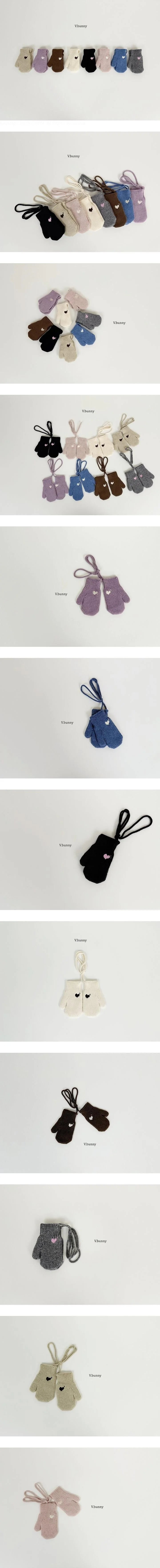 Little Foxx – Heart Embroidery Gloves