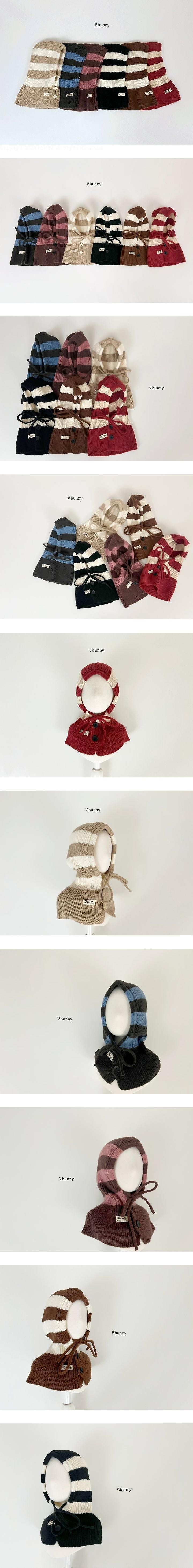 Little Foxx – Wide Striped Balaclava
