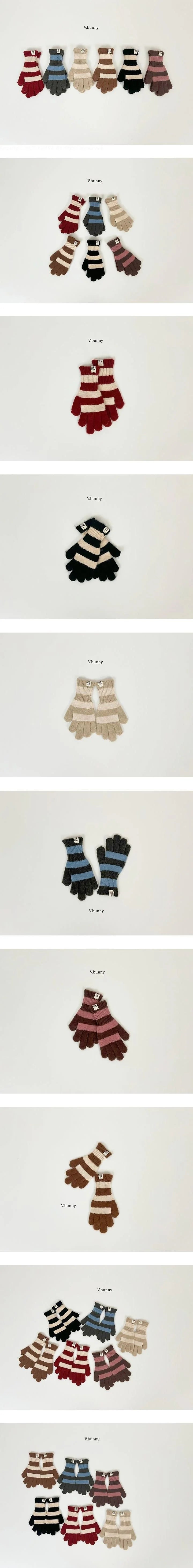 Little Foxx – Wide Striped Gloves