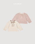 Little Foxx – Creamy Ribbon Puff Tee