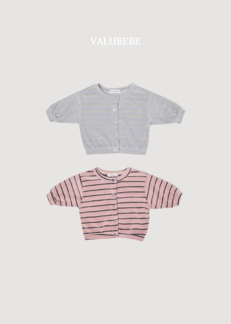 Little Foxx – Veloure Stripe Cardigan