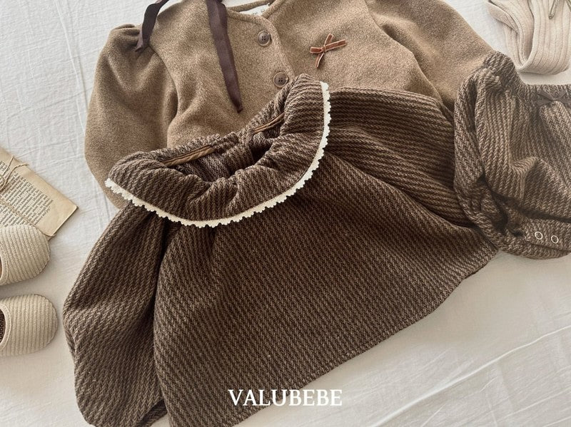 Little Foxx – Herringbone Frill Blouse