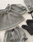 Little Foxx – Herringbone Frill Blouse