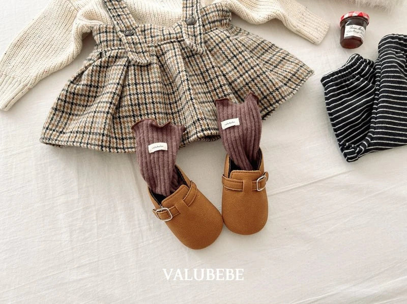 Little Foxx – Marble Check Pleated Skirt