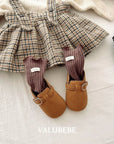 Little Foxx – Marble Check Pleated Skirt