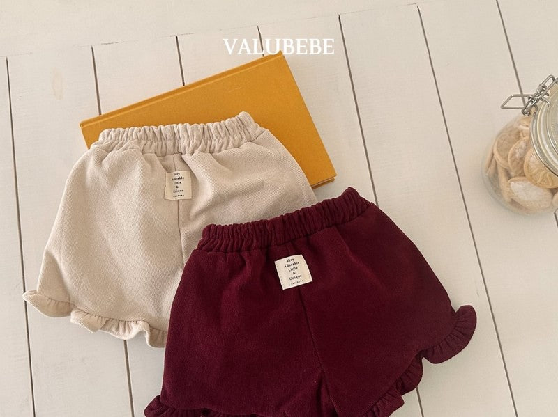 Little Foxx – Corduroy Frill Half Pants